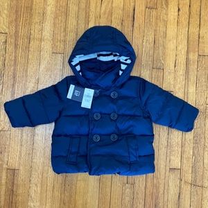 Baby Gap peacoat puffer jacket 6-12m